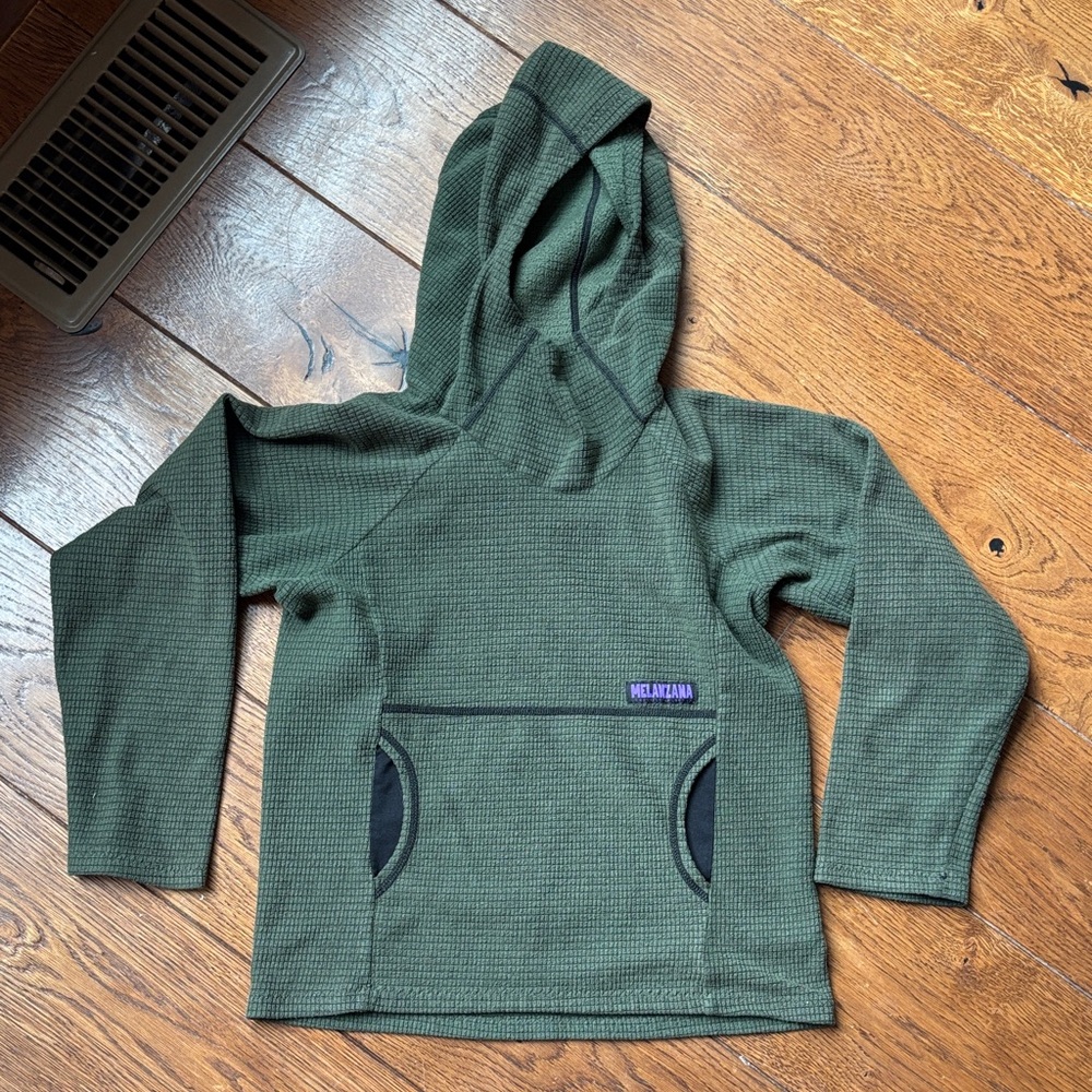 Melanzana Forest Green Kids Hoodie